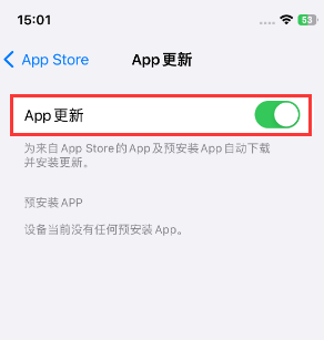 铁西苹果15维修中心如何让iPhone15APP自动更新